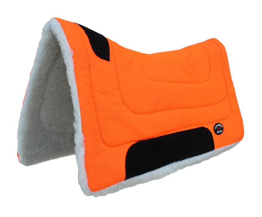 Horse & Pony SADDLE PAD Western Riding Trail Cordura Top Fur Bottom Full 39143