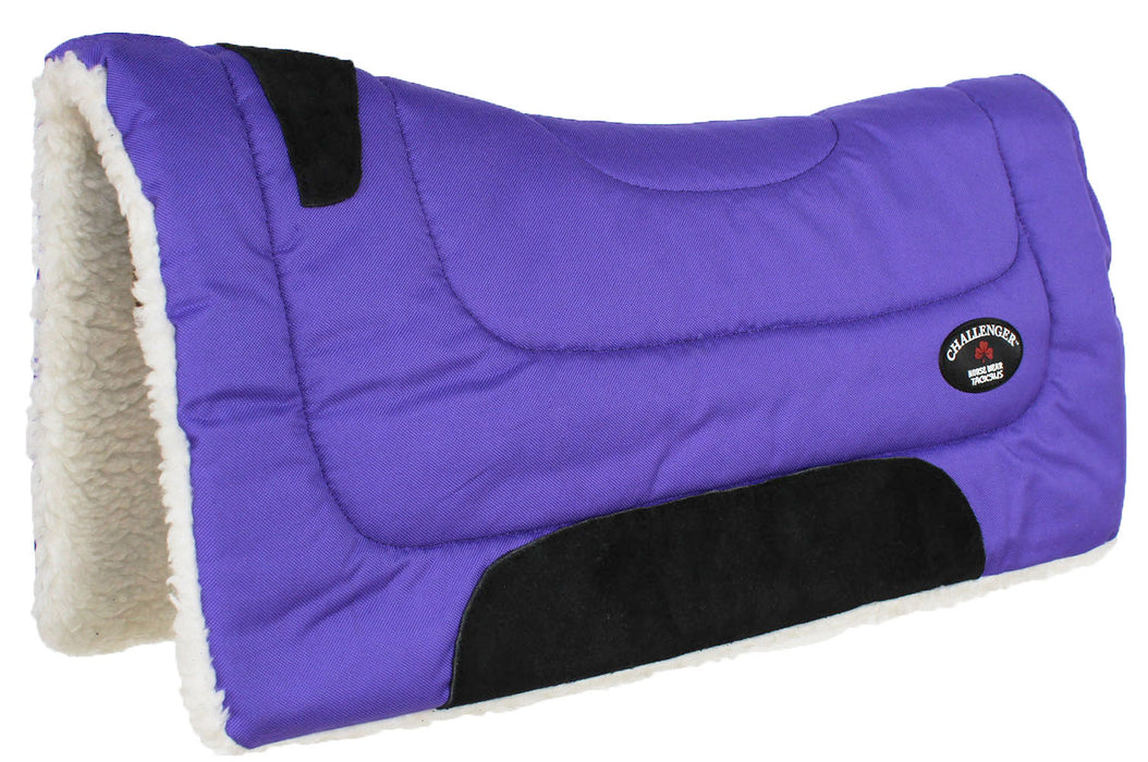 Horse & Pony SADDLE PAD Western Riding Trail Cordura Top Fur Bottom Full 39143