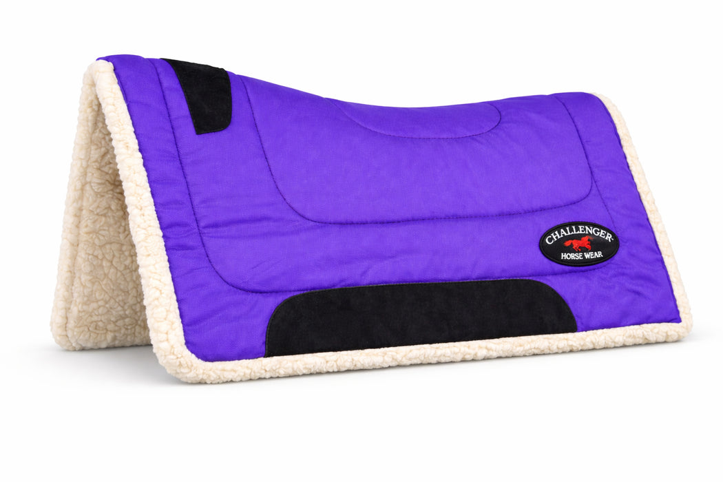 Horse & Pony SADDLE PAD Western Riding Trail Cordura Top Fur Bottom Full 39143