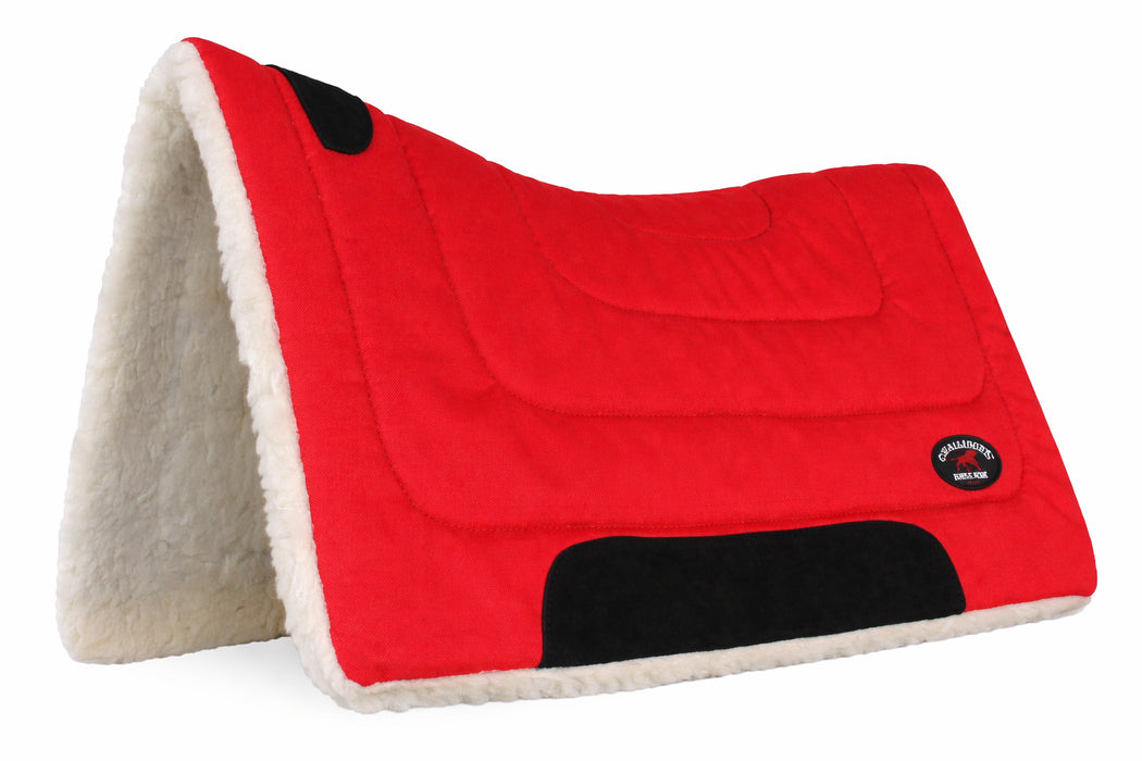Horse & Pony SADDLE PAD Western Riding Trail Cordura Top Fur Bottom Full 39143