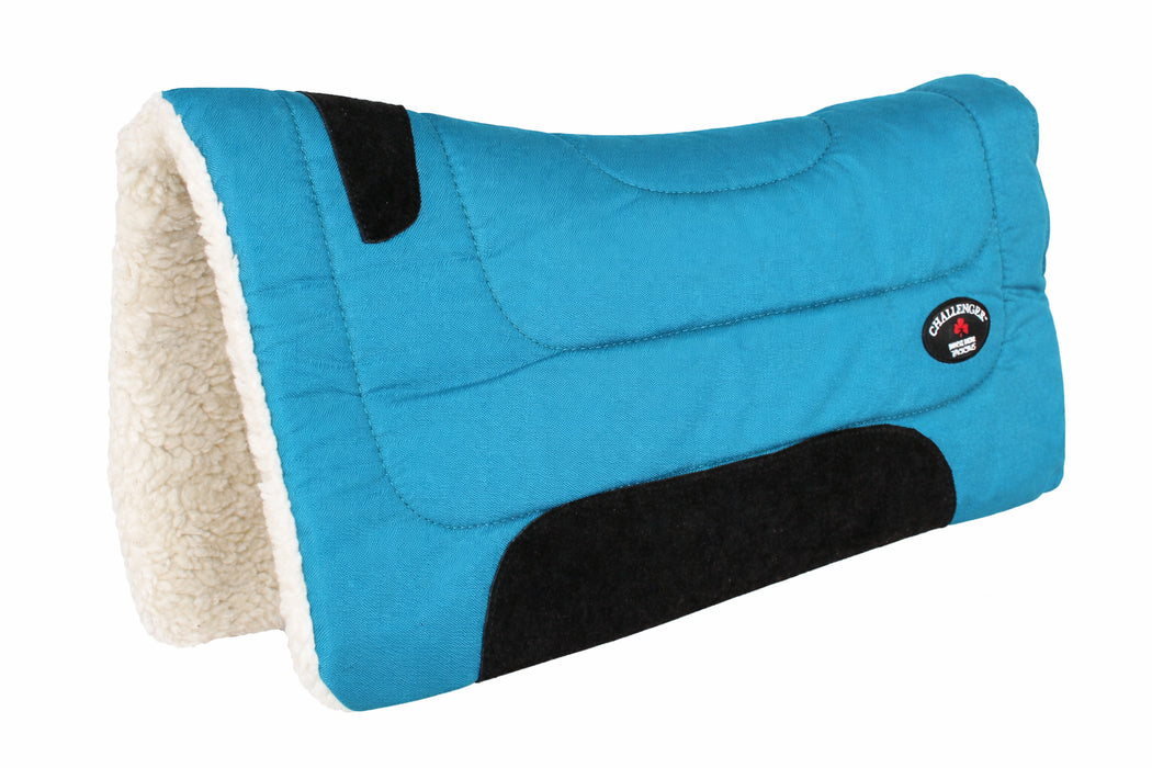 Horse & Pony SADDLE PAD Western Riding Trail Cordura Top Fur Bottom Full 39143