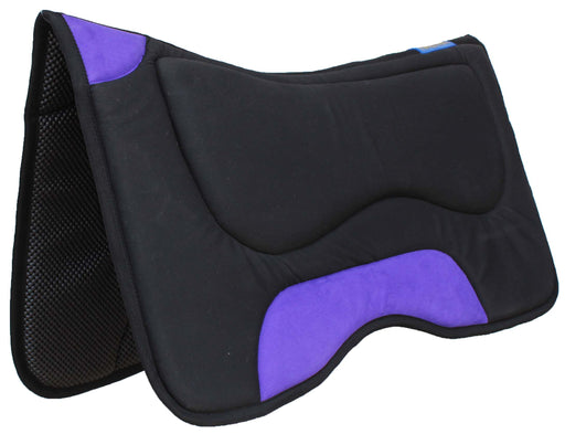 Horse Western Contoured Anti-Slip Shock Absorbing Saddle Pad Purple 39181PR