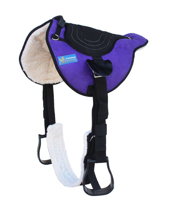 Horse Western Fleece Padded Bareback Pad Stirrups 39191