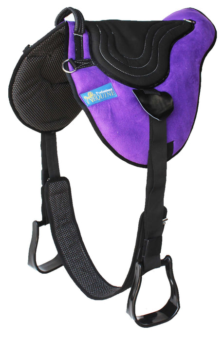 Bareback Saddle Pad With Stirrups Saddle Pads Majestic Ally Padded Suede Leather Bareback Pad Horse Riding Pad With Non Slip Breathable Girth & Stirrups Best Bareback Saddle Pads 2022 Horse Saddle