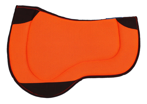 Horse SADDLE PAD Western Endurance Contoured Neoprene Orange 39196