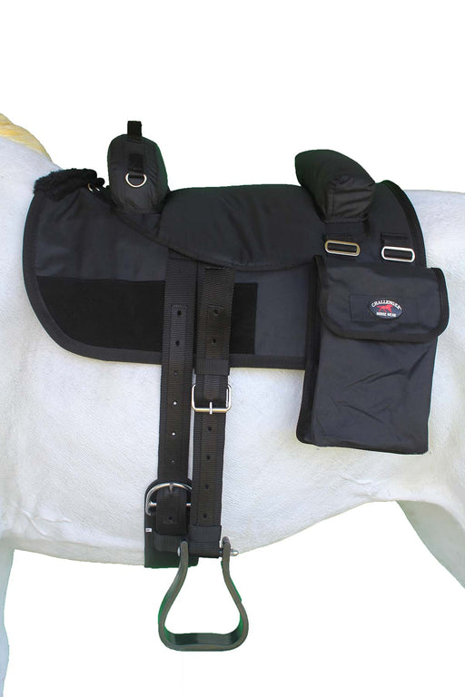 Horse Western Bareback Saddle Pad Trail w/ Pockets Girth Stirrups 39205