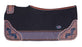 Horse Western Contoured Wool Felt Therapeutic Saddle Pad Black 39208