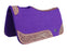 32x30 Horse SADDLE PAD Western Contoured Wool Felt Moisture Wicking Brown 39209
