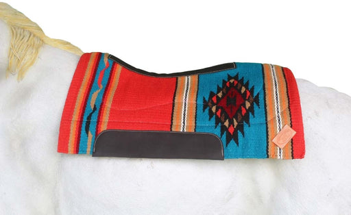 Horse Western Handwoven New Zealand Wool Contoured Felt Saddle Pad 3922HW