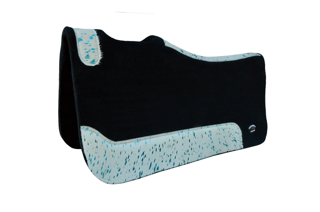 Horse 32" x 30" Western Contoured Wool Felt Therapeutic Saddle Pad 39232