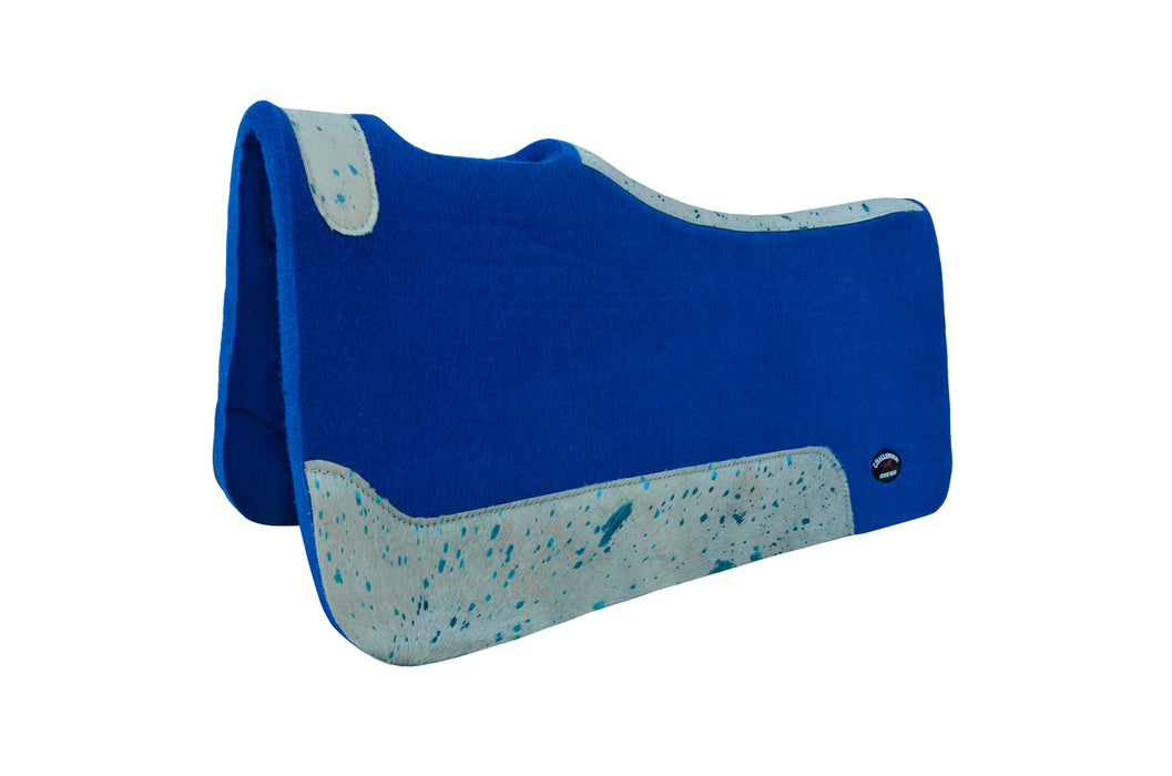 Horse 32" x 30" Western Contoured Wool Felt Therapeutic Saddle Pad 39232