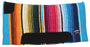 Horse Pony Western Faux Fur Lined Bottom Multicolored Rainbow Acrylic Saddle Pad 39245v