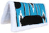 1" Thick Pony 20"x20" Cotton Acrylic Fleece Padded Western Saddle Pad Navy 39256TR