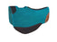 Horse 32"x32" Western Contoured Wool Felt Round Barrel Saddle Pad Black 39259