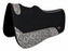 Challenger 30x30 Contoured Wool Felt Western Saddle Pad Embossed Wear Leathers 3926CON