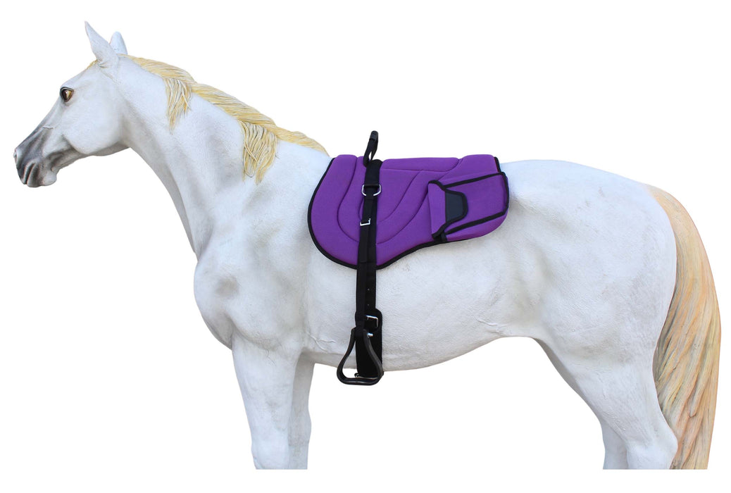 Horse Neoprene Padded Anti-Slip Breathable Bareback Saddle Pad 39LW04
