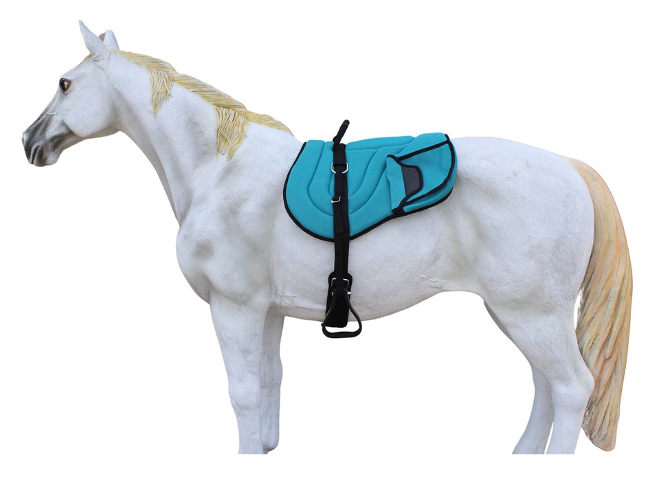 Horse Neoprene Padded Anti-Slip Breathable Bareback Saddle Pad 39LW04