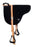 Challenger Bareback Saddle Pad with Stirrups, Adjustable Leather Straps, 23 x 17 in, 39RS02