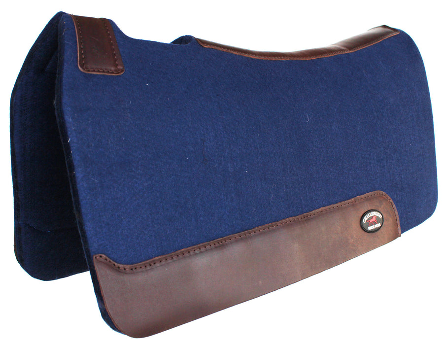 Mustang Heavy Weight 100% Wool Contoured Western Saddle Pad – Tack