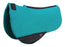 Horse Western Close Contact Contoured Wool Felt Saddle Pad Teal 39RT19