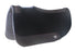 7/8" Thick Horse Western Contoured Barrel All Purpose Wool Felt Saddle Pad Black 39RT20BK
