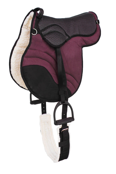 Horse English Western Trail Fleece Padded Adjustable Bareback Saddle Pad 39TS05