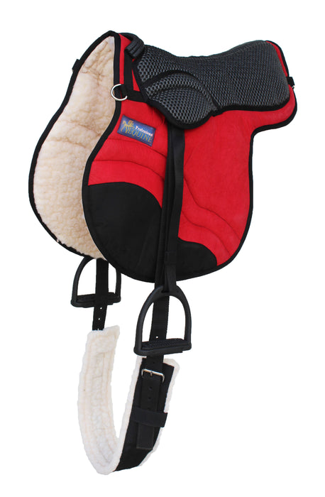 Horse English Western Trail Fleece Padded Adjustable Bareback Saddle Pad 39TS05