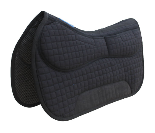 Horse SADDLE PAD 26" x 16" Neoprene Comfort Padded Quilted Removable Foam Inserts 39TS12