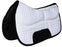 26" x 16" Western Quilted Neoprene Saddle Pad w/ Foam Inserts White 39TS12WH