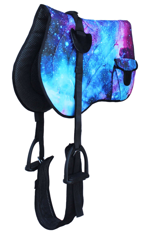 Horse Neoprene Padded Anti-Slip Breathable Galaxy Bareback Saddle Pad 39TS25