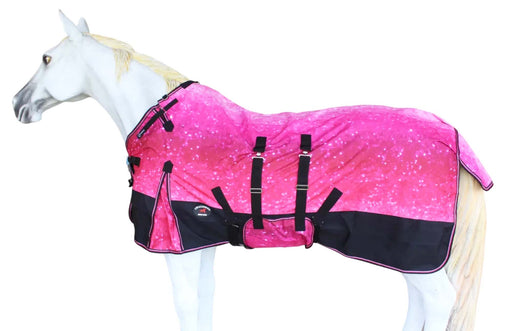 Horse 1200 D Turnout Waterproof Fleece Lined Medium Winter Blanket 3B100Lined