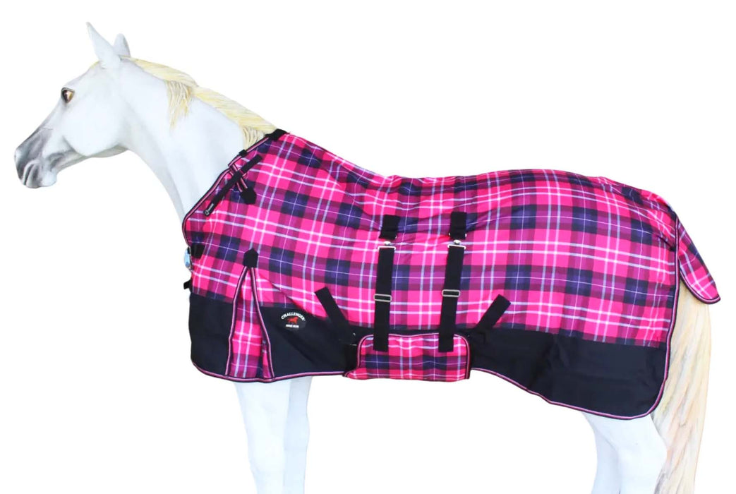 1200D Waterproof Turnout Fleece Lined Medium Weight Horse Blanket Medium Weight