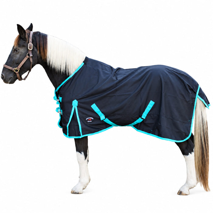 1200D Turnout Waterproof Rain Light-Weight Sheet Horse Blanket0g No Fill 1200D Economy Sheet