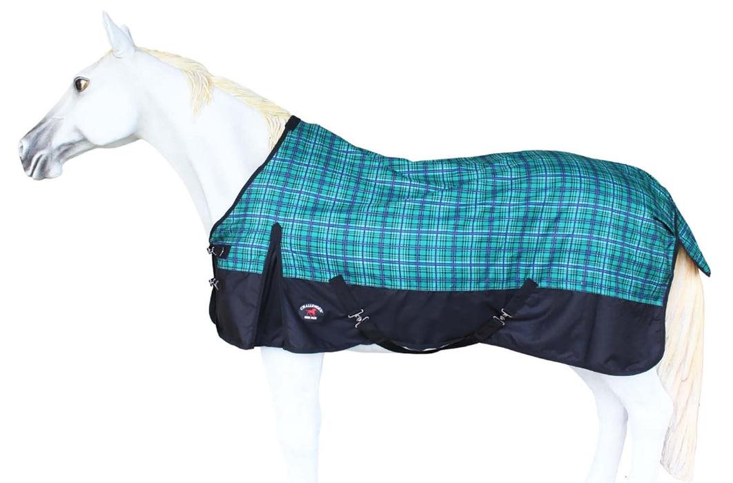 1200D Turnout Waterproof Rain Light-Weight Sheet Plaid Horse Blanket