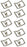 Lot of 10 Conway Buckles 1" Nickel Horse Saddle Headstall Reins Tack 40304