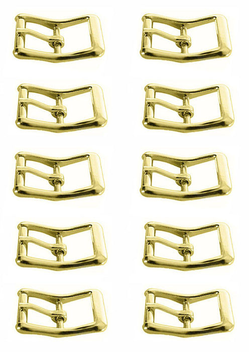 Horse  Brass Plated 3/4" Horse Tack Roller Buckles 40305