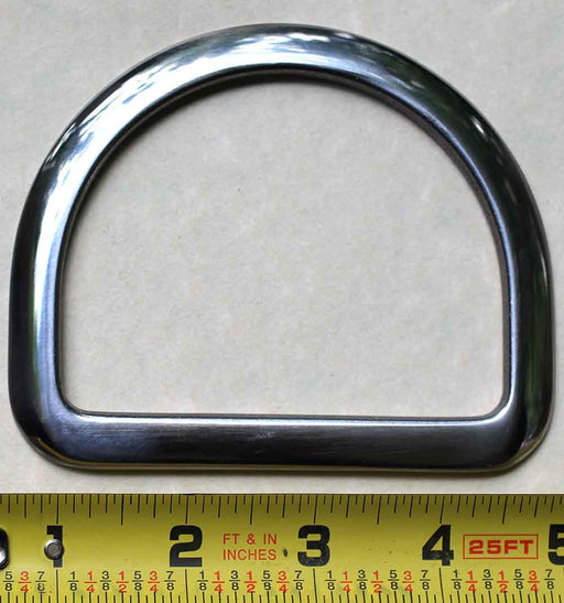 Horse Saddle Tack Hardware 3-1/2” SS Beveled Saddle Rigging Dee 40317