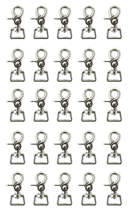 5/8" x 2-3/8" Nickel Plated Swivel Square Eye Trigger Snaps 40352