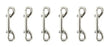 4-3/4" Nickel Plated  Double Ended Bolt Snaps for Horse Trailer, Outdoors 40361