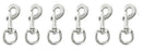 3/4" x 3-3/8" Nickel Plated Heavy Duty Swivel Round Eye Bolt Snaps 40384
