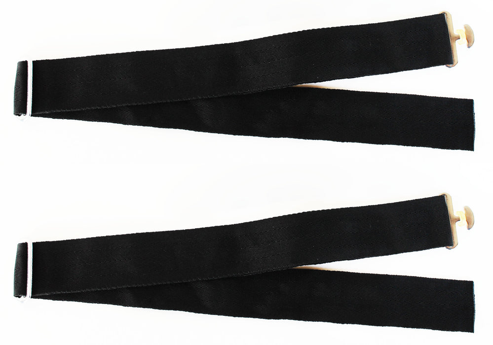 Horse Blanket Replacement Detachable Adjustable 2" BELLY Leg Straps Black 403BS01