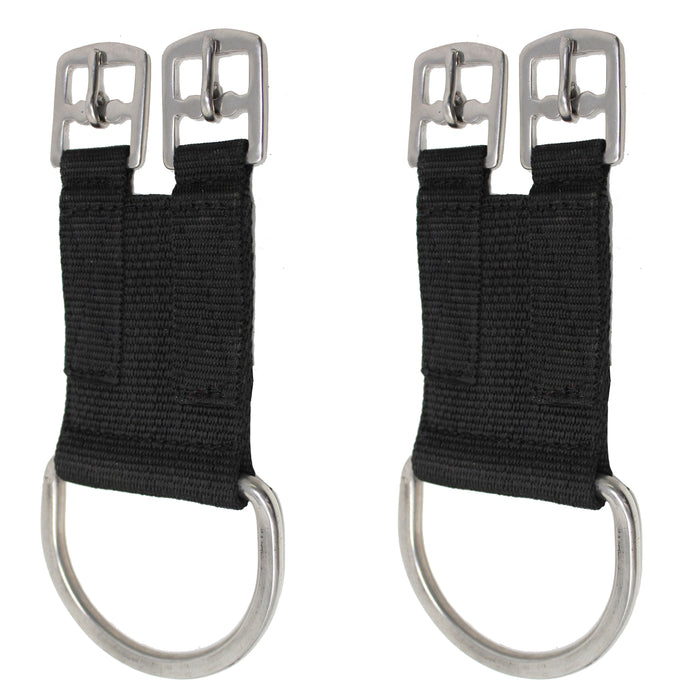 Horse Set of 2 Nylon Western English 1" Dual Buckle Girth Converter 403GC01