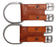 Horse Set of 2 Leather Western English 1" Dual Buckle Girth Converter 403GC03BK