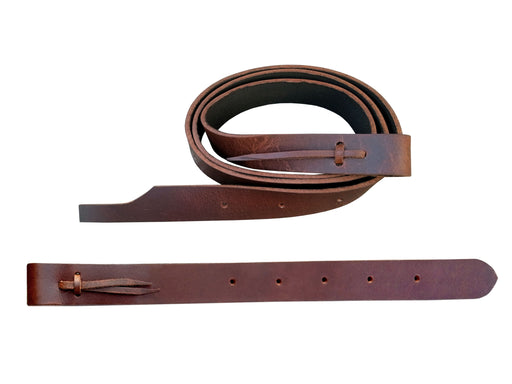 Horse Western Saddle Latigo Off Billet & Cinch Strap 2-Piece Set With Holes 40415
