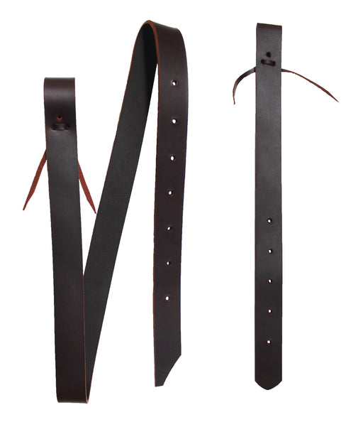 Horse Horse Western Saddle Leather Off Billet & Cinch Strap Set w/ Holes 40425