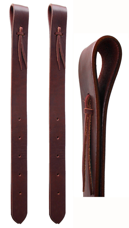 Horse 24" 2-Piece Challenger USA Latigo Leather Western Saddle Off Billet Red 404RT01