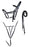 Horse PVC Endurance RACING  3-PCS Set Halter Bridle Breast Collar Reins 40MIB01