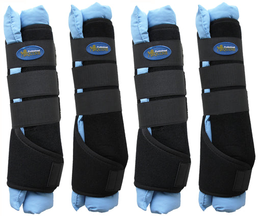 Medium Horse Stable Shipping Boots Wraps Front Rear 4 Pack Leg Hoof Care 41Shipping