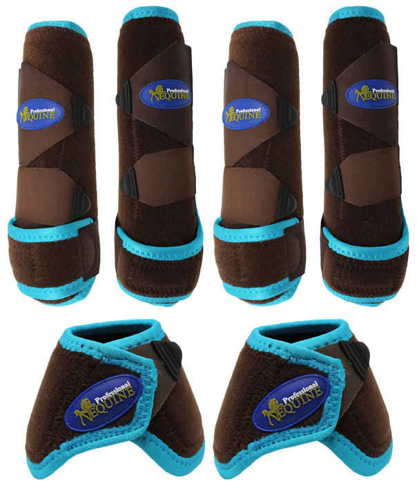 Horse  Professional Equine Sports Medicine Splint NoTurn Boots Bell 4126D