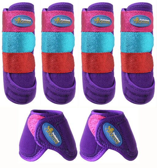 Horse  Professional Equine Sports Medicine Splint NoTurn Boots Bell 4136D